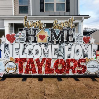 Custom Greeting Yard Party