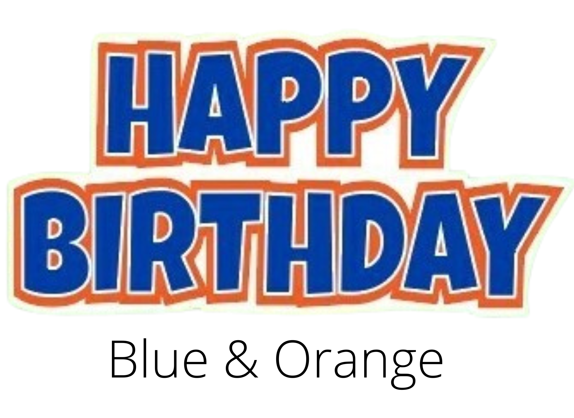 Blue & Orange