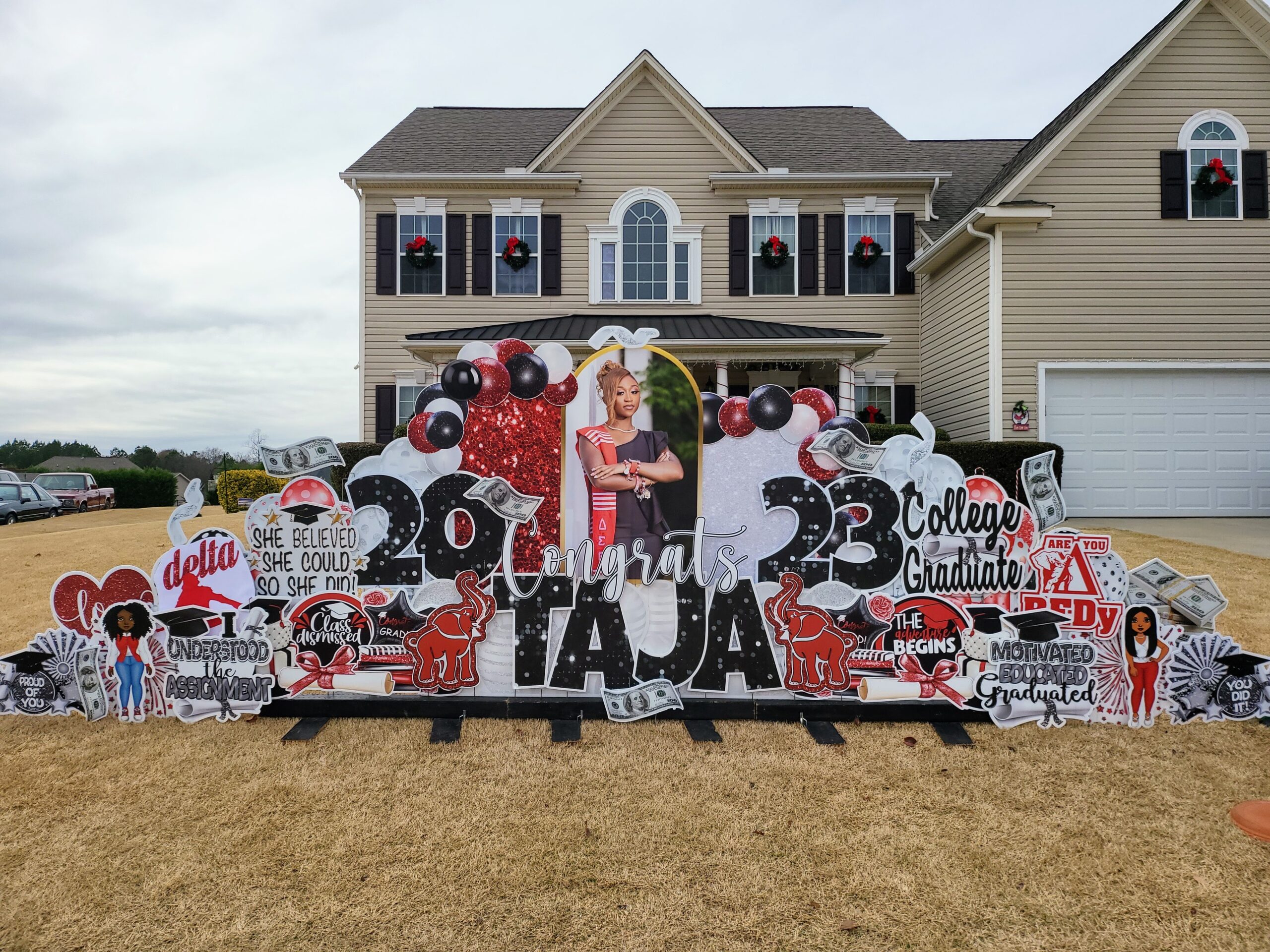 Pemium - Basic + Honoree Name Displayed + Theme + 3 Photo Panels (yours to keep) + 2 ft 2023